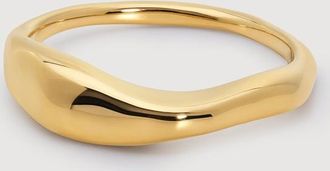 Monica Vinader Gold Antica Stacking Ring