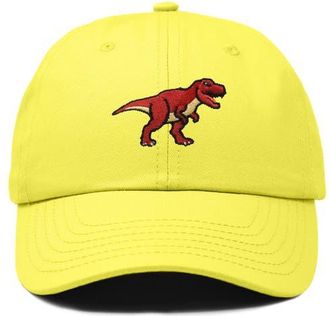 Dalix T Rex Dad Cap in Yellow at Nordstrom