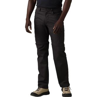 Prana Double Peak Pants Mens Charcoal Convertible Cargo Pockets GBO601