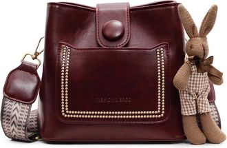 Generic ACUYE Crossbody Bags for Women, Genuine Leather Cross Body Bags Multiple Pockets Ladies Camera Bags Handbags & Shoulder Bags with Adjustable Guitar St