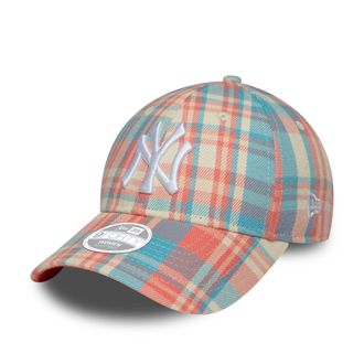 New Era New York Yankees 9Forty Check Women Cap Check Pattern