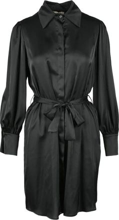 Think Black Polyester Dress