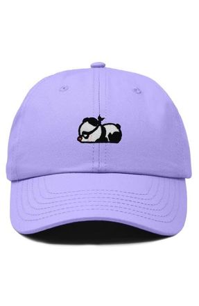 Dalix Pandit Panda Dad Cap in Lavender at Nordstrom
