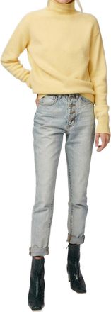 Georgia Alice Pure Cashmere Sweater In Margarine