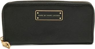 Marc Jacobs Leren portemonnee - Zwart