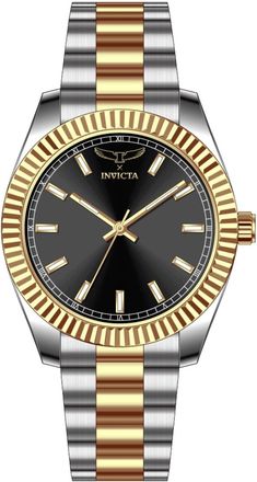 Invicta Specialty 69011 Heren Horloge - Quartz Uurwerk - met zwarte Wijzerplaat - 40mm