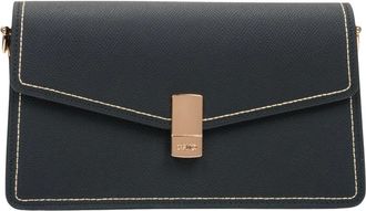 Estro & Luminara Tassen, Dames, Zwart, ONE Size, Leer, Shoulder Bag