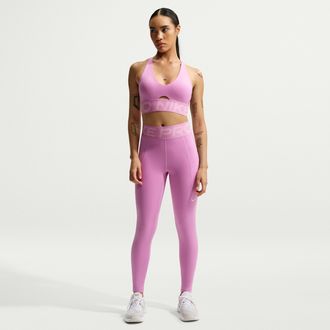 Nike Womens Nike Pro Sculpt High-Waisted 7/8 Leggings with Pockets in Purple | FV7388-503