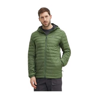 Columbia Silver Falls Hooded Jacket - Heren - Ski Jassen - Groen - S - Leer - Fitness
