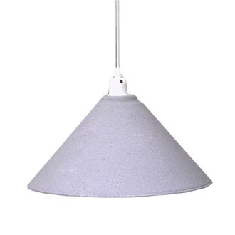 Vacchetti Lampadario Metallo Vintage Bianco/grigio Con Attacco Cm&oslash;38
