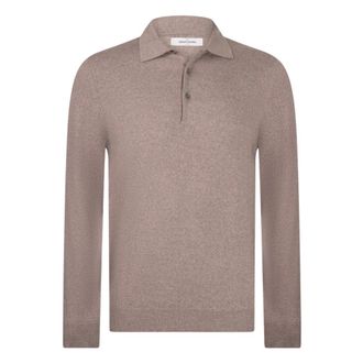 Gran Sasso Tennis Polo - Heren - Truien - Beige - Maat: 3XL Wol