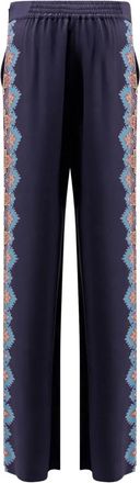 Etro Pantaloni Con Stampa Paisley-Donna