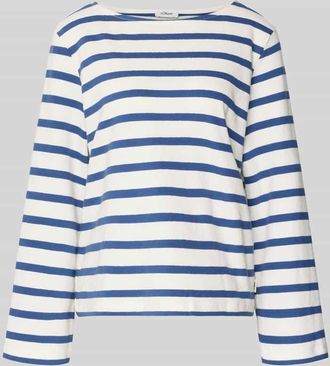 s.Oliver Red Label Relaxed Fit Sweatshirt aus reiner Baumwolle in Hellblau, Gr&ouml;&szlig;e 38