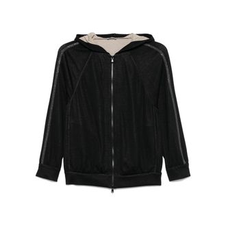 Brunello Cucinelli Felpe Nero-Donna