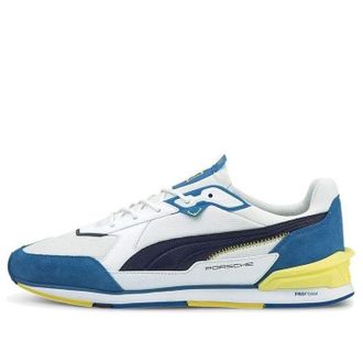 Puma Porsche Legacy x Low Racer White Peacoat Celandine 306811-02
