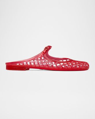 Tory Burch Mellow Jelly Mary Jane Ballerina Mules