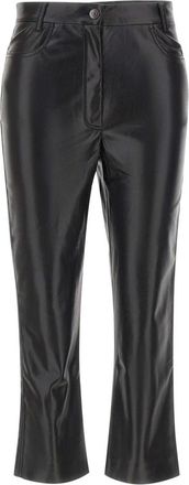 Andamane Leather Broeken - Dames - Vrijetijds broeken - Zwart - M - Broeken