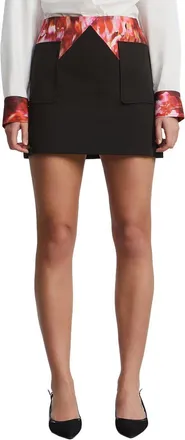 Bcbgmaxazria Bcbgmaxazria Mini Combo Skirt