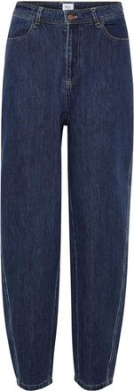 Saint Tropez Wijde Denim Jeans - Dames - Loose Fit Jeans - Blauw - M - Denim - Jeans