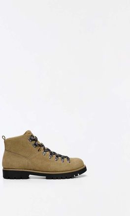 Bershka stivaletti da trekking casual color cuoio-Marrone