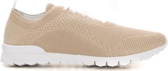 Kiton Fits Sneakers - Heren - Sneakers - Beige - 42 1/2 EU - Katoen - Schoenen