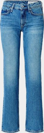 Rag & Bone Harlow Low-Rise Straight-Leg Jeans