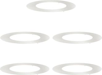 vidaXL Vidaxl - Flat Tree Rings 5 pcs Silver &Oslash;50 / 80 cm Stainless steel