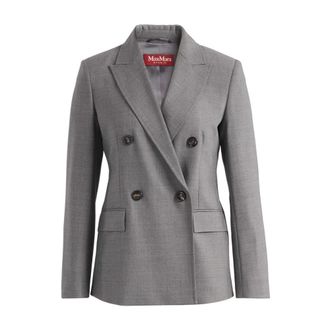 Max Mara Mujer, Chaquetas, Gris, Talla: 2XS