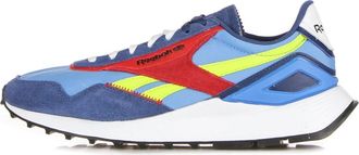 Reebok Vintage Lage Sneaker Blauw/Geel Batik - Heren - Fitnessschoenen - Veelkleurig - 45 EU - Nylon - Fitness