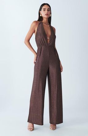 BWLDR Mel Jumpsuit in Rose Gold at Nordstrom, Size 10