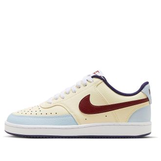 Nike (WMNS) Nike Court Vision 1 Low Beige Blue Burgundy FV8114-161