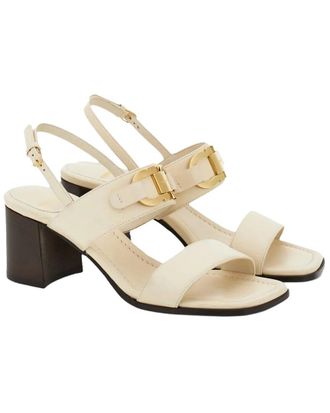Ferragamo 55Mm Gancini Leather Buckle Sandal