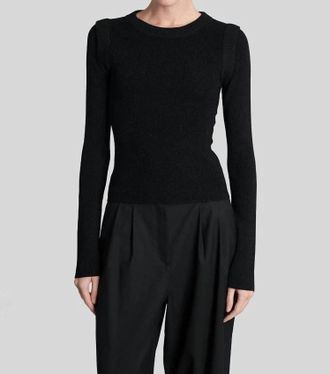 Iro Sicilia Knitwear Sweater In Full Black Silver