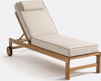 La Redoute Interieurs Ligbed in massief teakhout Nassayah