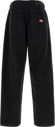 Willy Chavarria Mens Jean Black Cotton