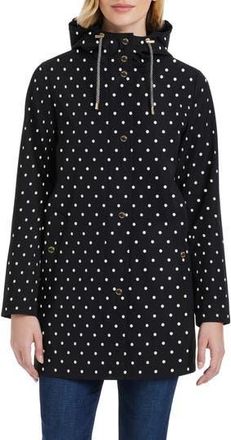 Kate Spade New York Hooded A-Line Jacket in Lily Dot at Nordstrom Rack, Size X-Small