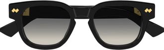 Bottega Veneta Bv 1441S Zonnebrillen - unisex - Zonnebrillen - Zwart - 48 MM - Nylon - Accessoires