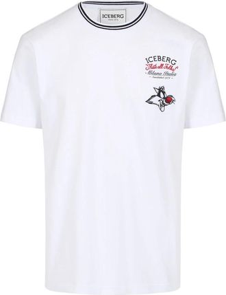 Iceberg Looney Tunes T-Shirt - Heren - T-shirts - Wit - L - Katoen - Tops