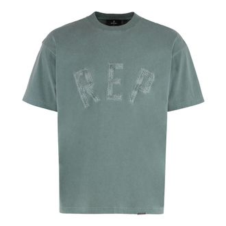 Represent T-Shirts, male, Green, S, Crew-neck T-shirt