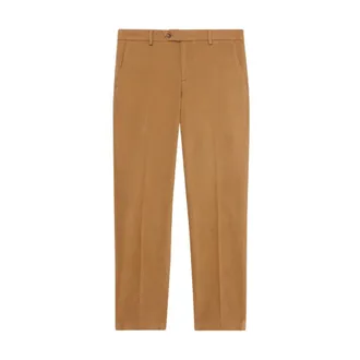 Brooks Brothers Regular Fit Twill Morbido Kirman Chino - - Trousers - Uomo - Arancione - W36