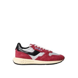 Autry Low Top Sneakers met Veters - Dames - Sneakers - Rood - 36 EU - Katoen - Schoenen