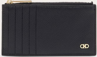 Ferragamo Uomo Porta carte di credito Gancini Nero
