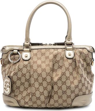 Gucci Pre-owned Gucci GG Canvas Sukey Satchel Ladies SB00OJNO6BXLPBI1