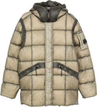C.P. Company C.P. Company, Winter Jackets, male, Green, S, CP Company Coats Green