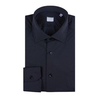 Xacus Heren, Overhemden, Blauw, Maat: 4XL Polyamide
