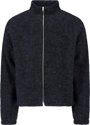 Jil Sander Giacca Zip In Lana
