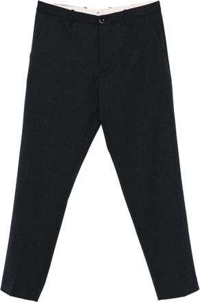Nine In The Morning Giove Piatto pressed-crease trousers - Blue