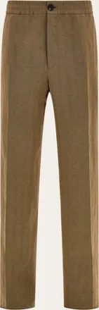 Ferragamo Uomo Pantalone con elastico Marrone