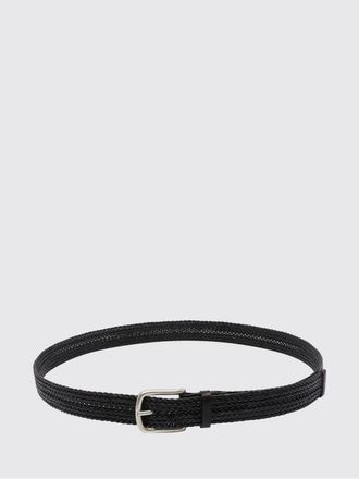 Orciani Cintura in pelle intrecciata