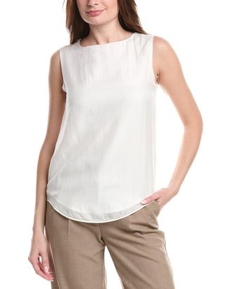 Fabiana Filippi Silk Boatneck Top